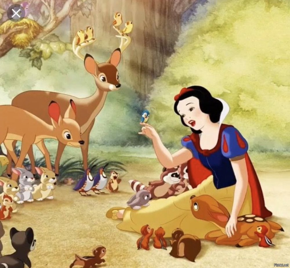 Птица из мультика