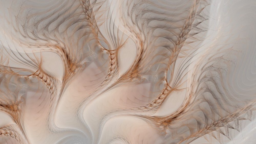 Фрактал бежевый