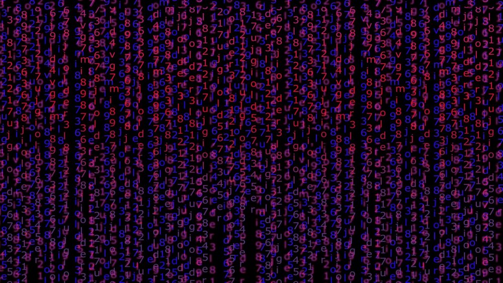 Матрица 101011010010101001010 синяя