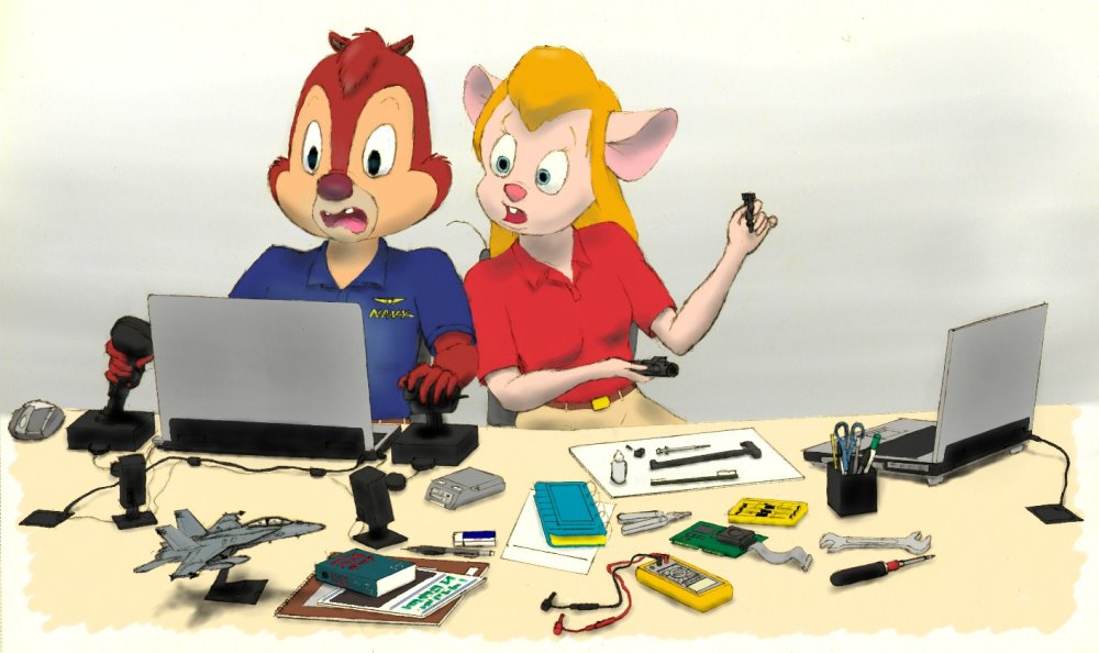 Главные герои мультсериала чип и Дейл