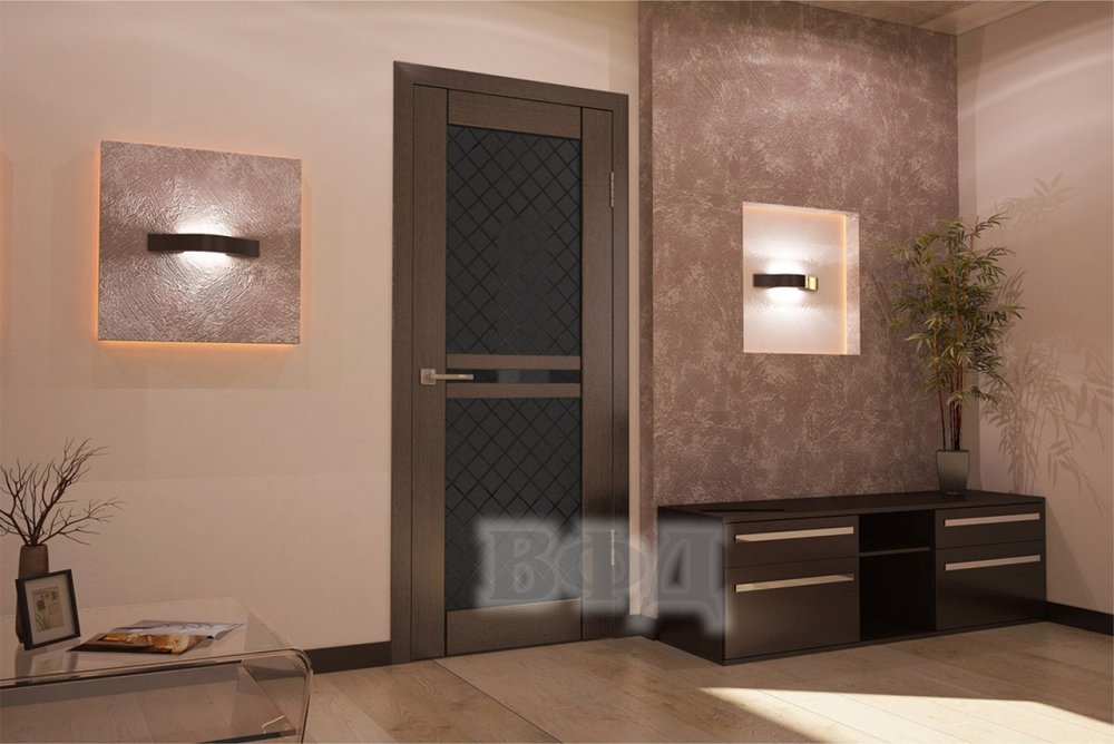 Кухня в серо-коричневых тонах