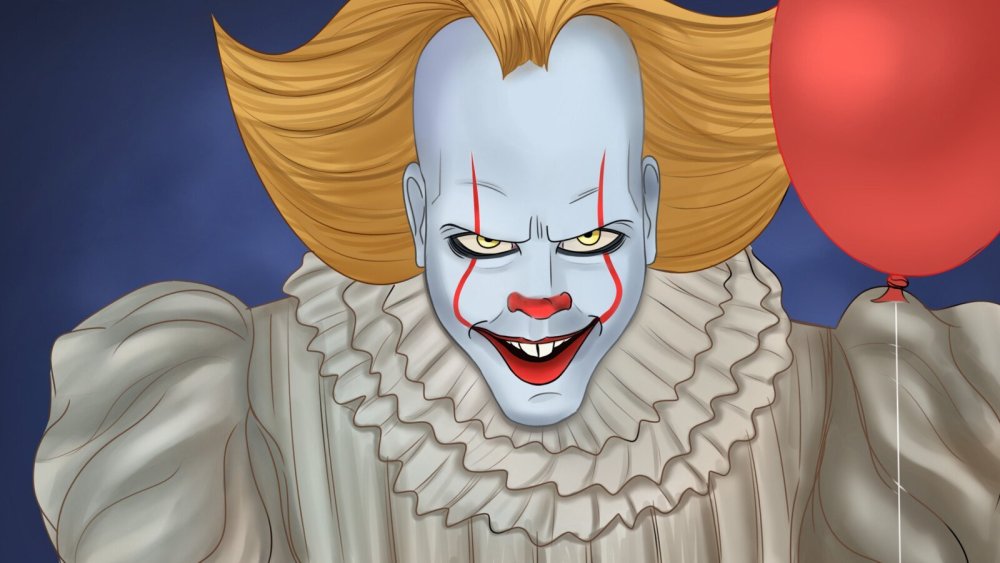 Страшный клоун Минимализм