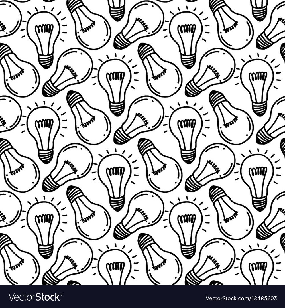 Лампочка раскраска