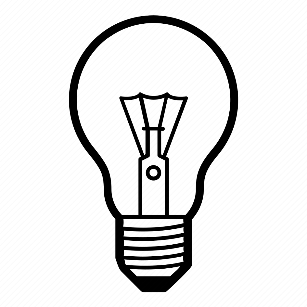 Лампа вектор эскиз