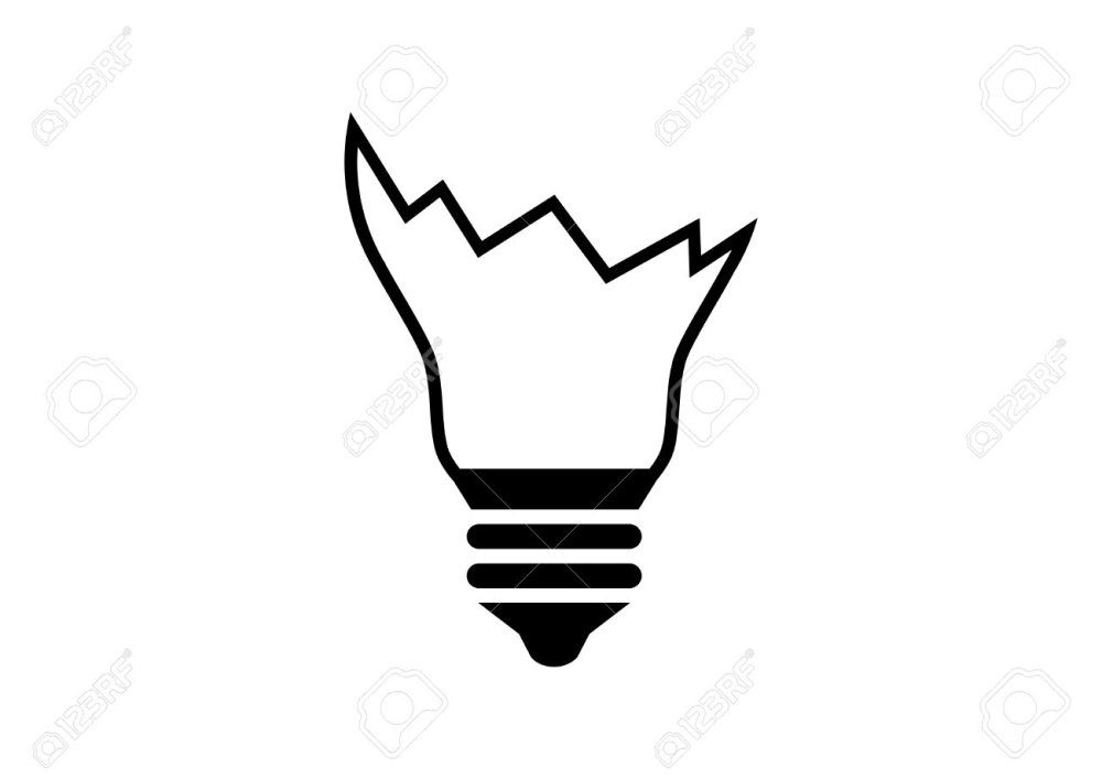 Лампочка контур