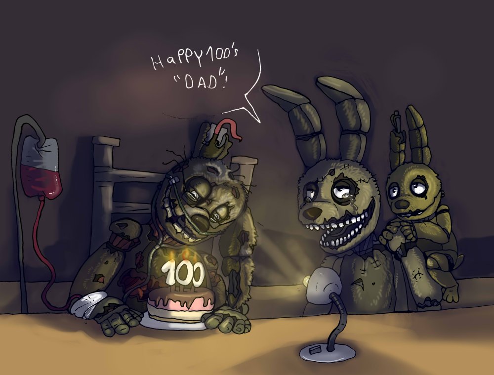 ФНАФ СПРИНГТРАП И ПЛЮШТРАП