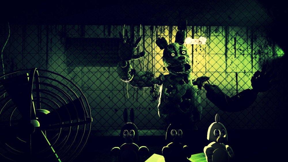 СПРИНГТРАП ФНАФ 3 В стекле