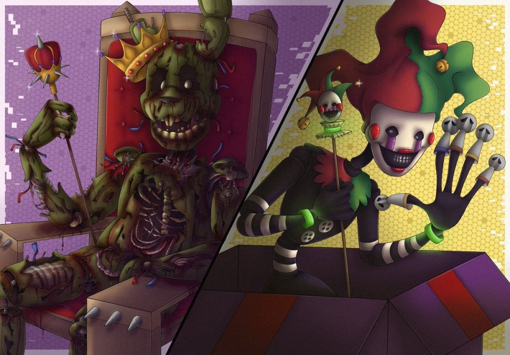 АНИМАТРОНИКИ Бонни и СПРИНГТРАП