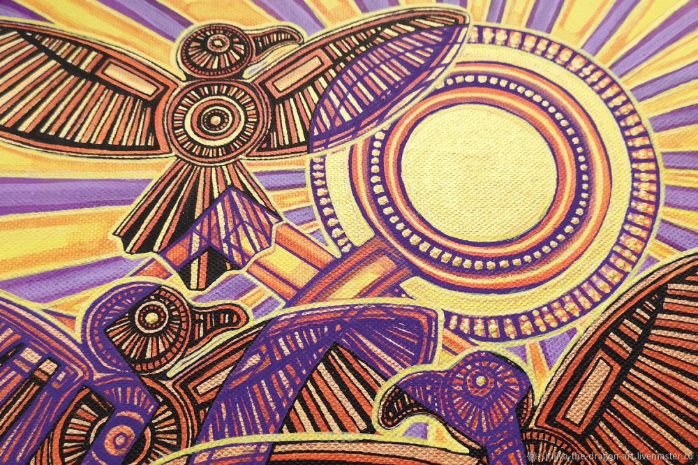 Графика в стиле этно