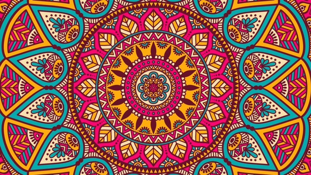 Национальный орнамент Таджикистана чакан