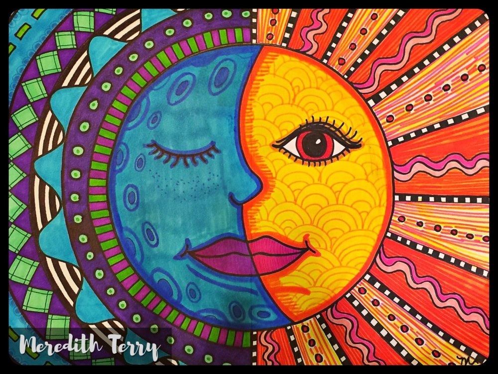 Мандала Мексика солнце Луна