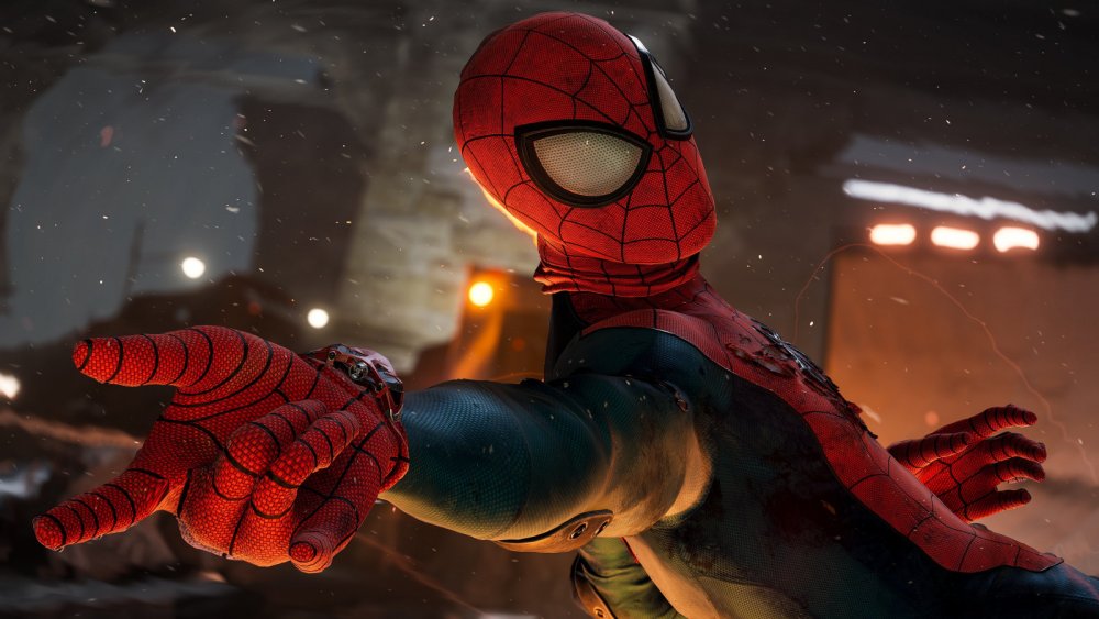 Обои человек паук Эндрю Гарфилд