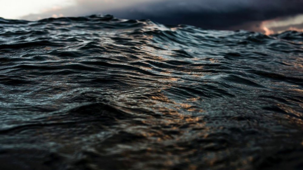 Море в темных тонах