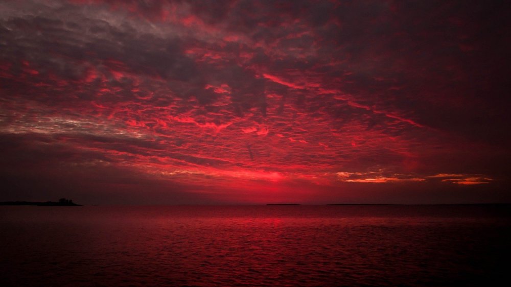 Красный закат