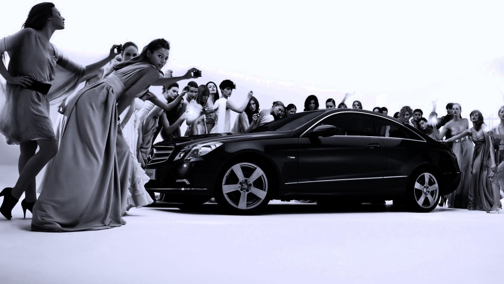 Mercedes Benz e63s фиолетовые