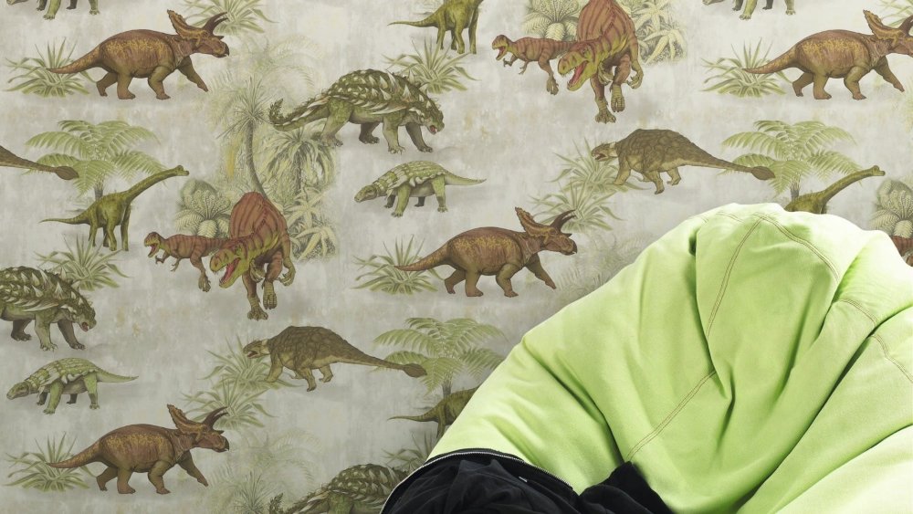 Обои для стен с динозаврами