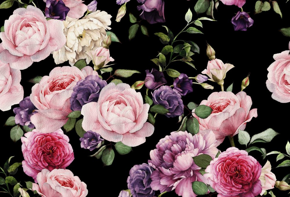 Подложка пионы