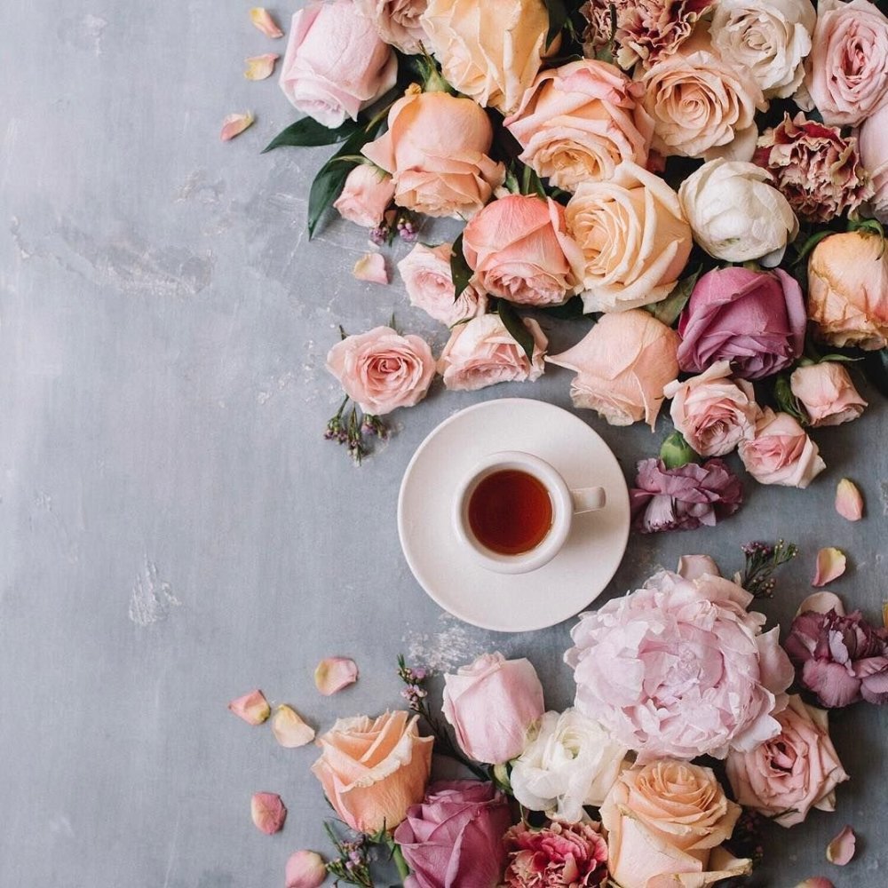 Флетлей с цветами