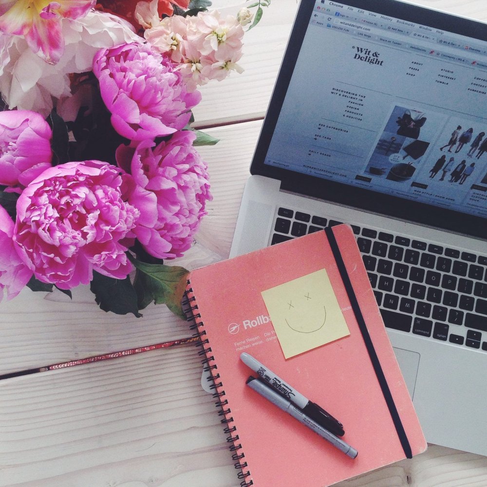 Ноутбук блокнот цветы