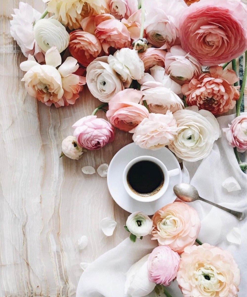 Стильные композиции кофе цветы