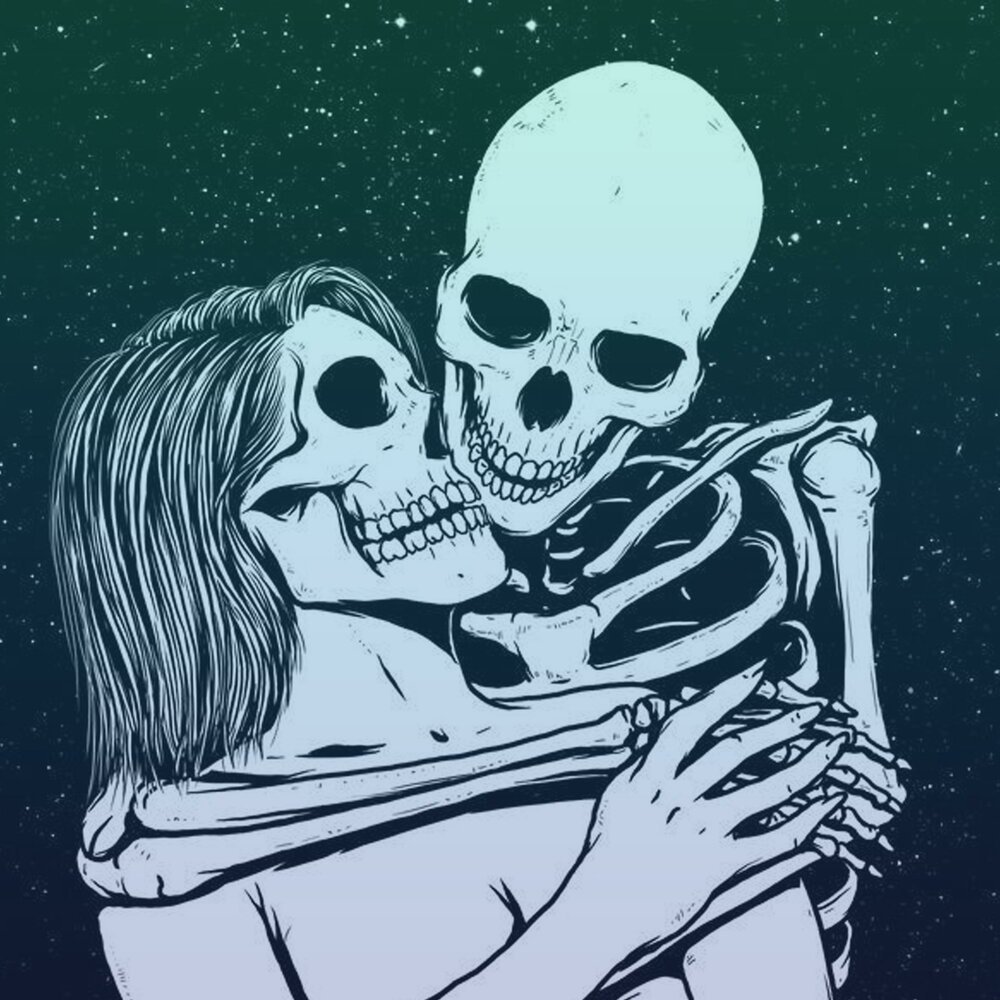 Золотой скелет арт