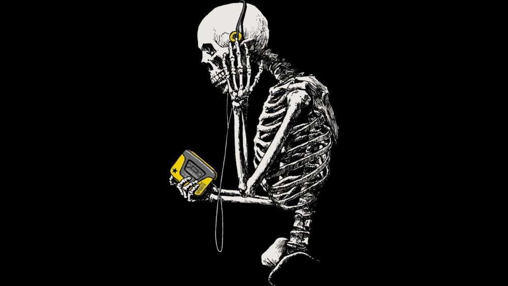 Скелет прыгает