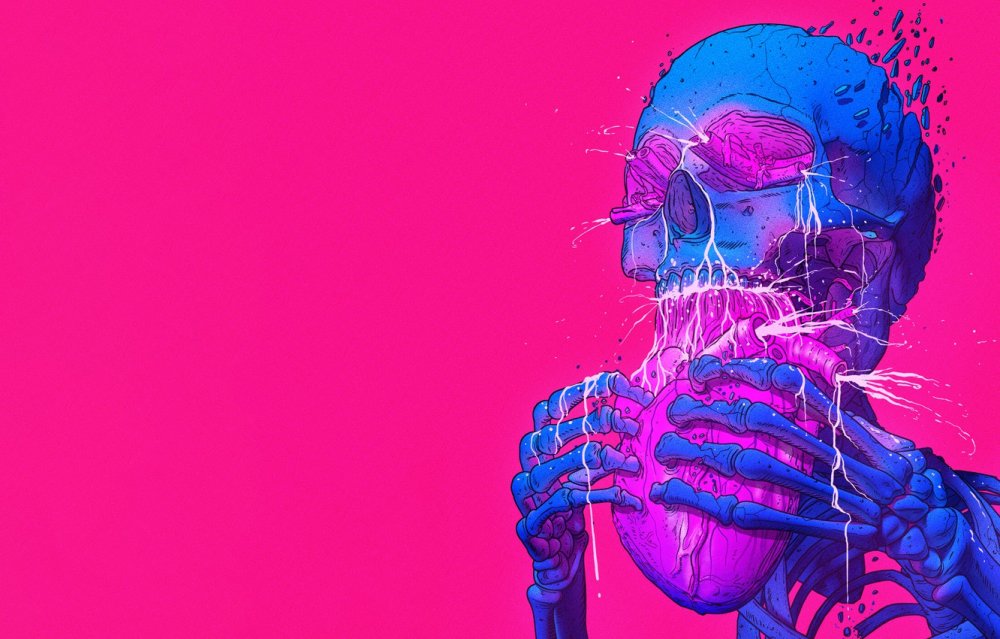 Скелеты целуются