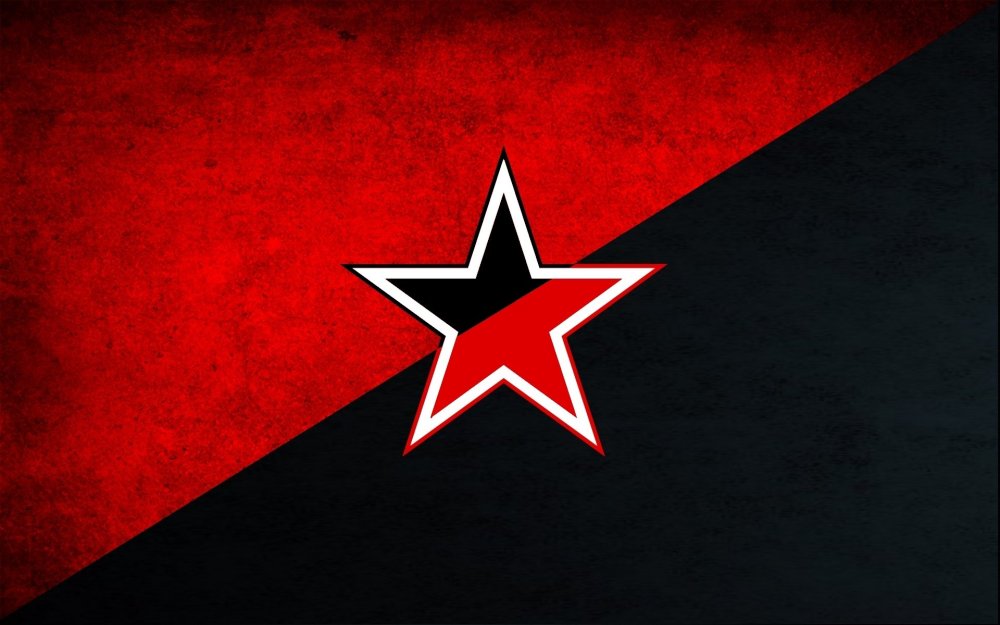 Красная звезда обои