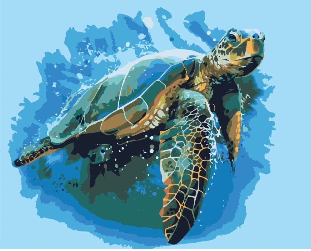 Силуэт черепахи