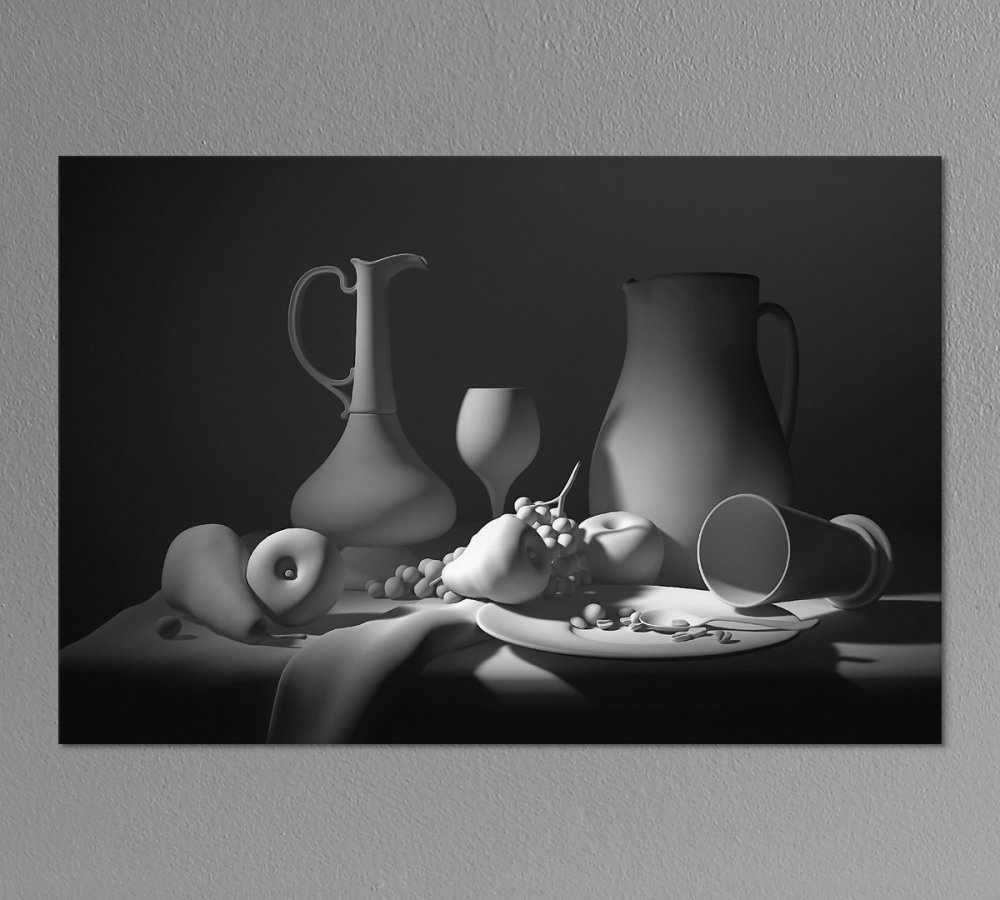 Темный натюрморт