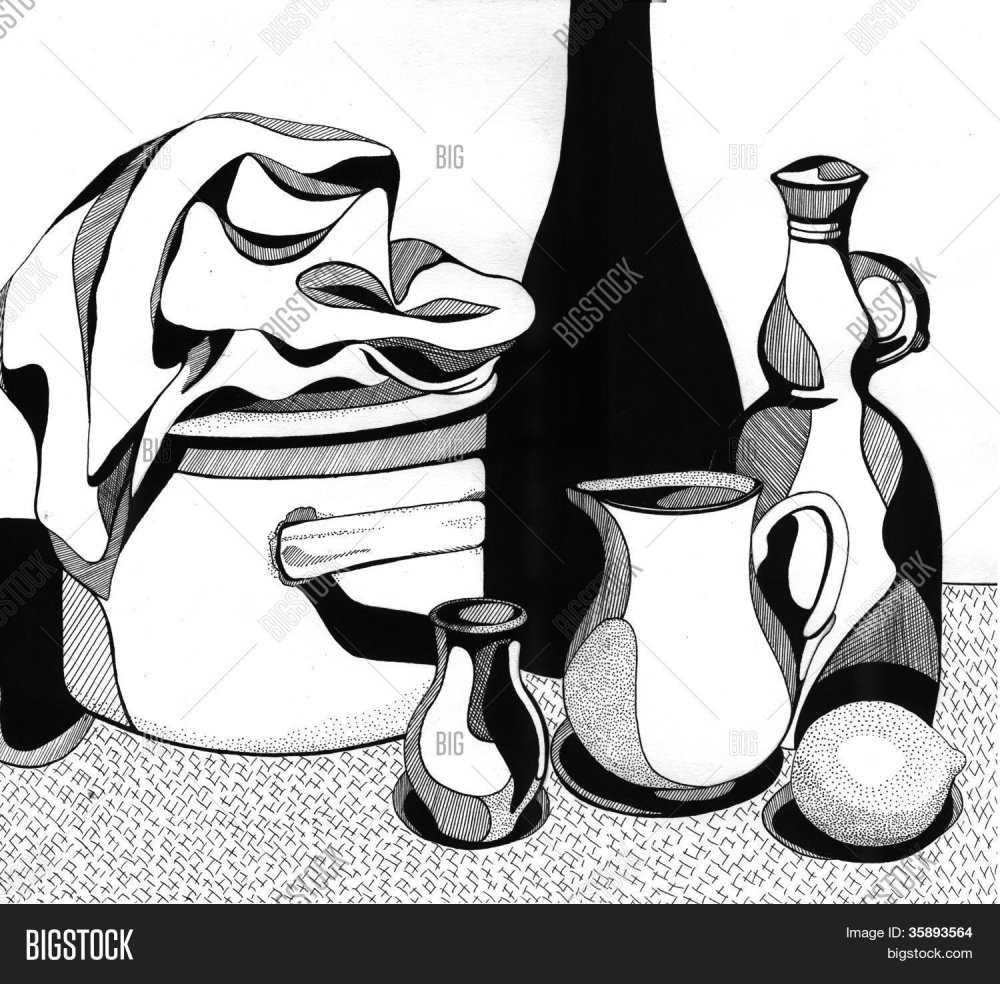 Италия еда черно белый