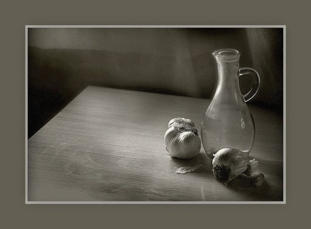 Гравюра натюрморт