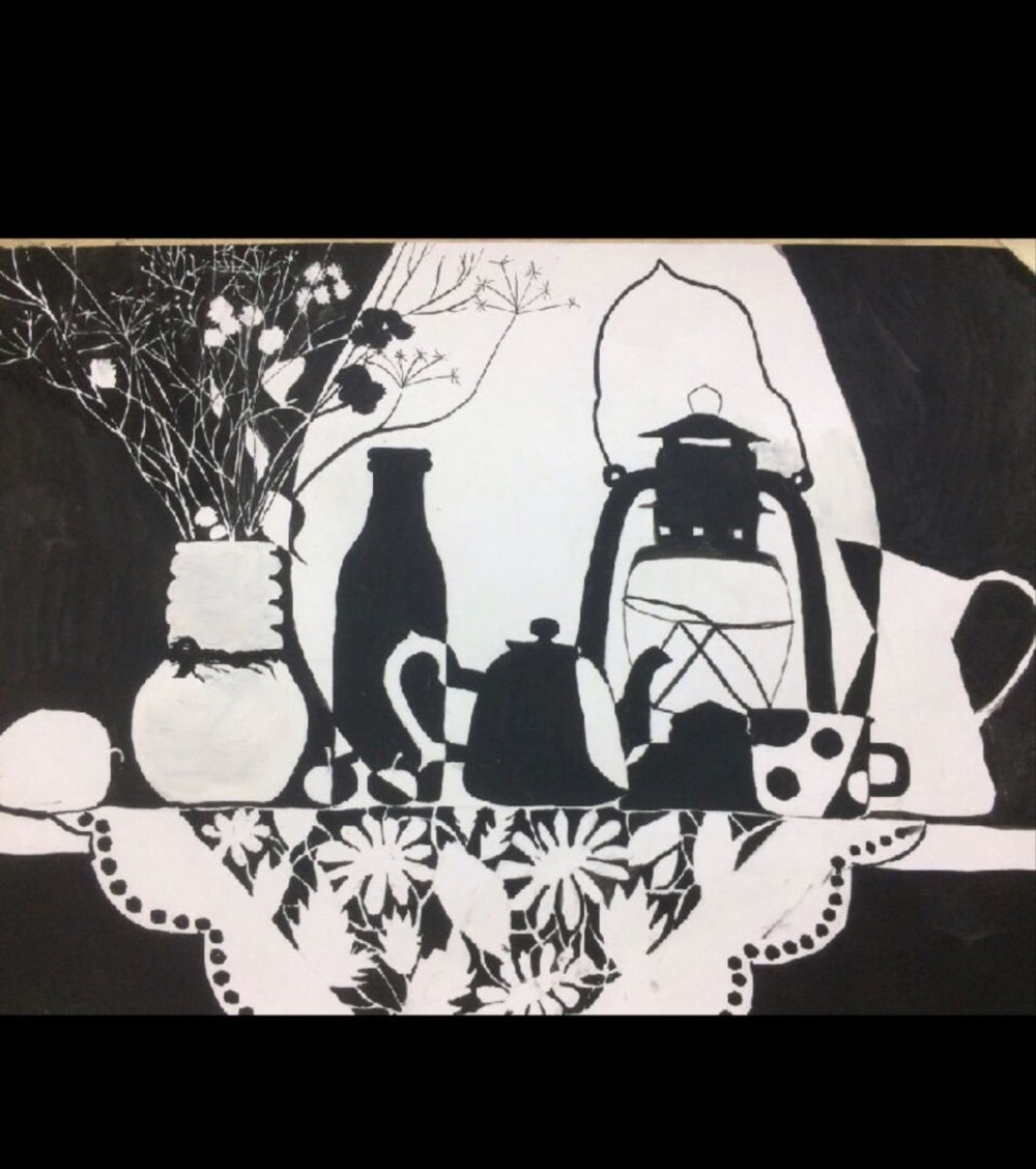 Натюрморт в графике студия Матисс