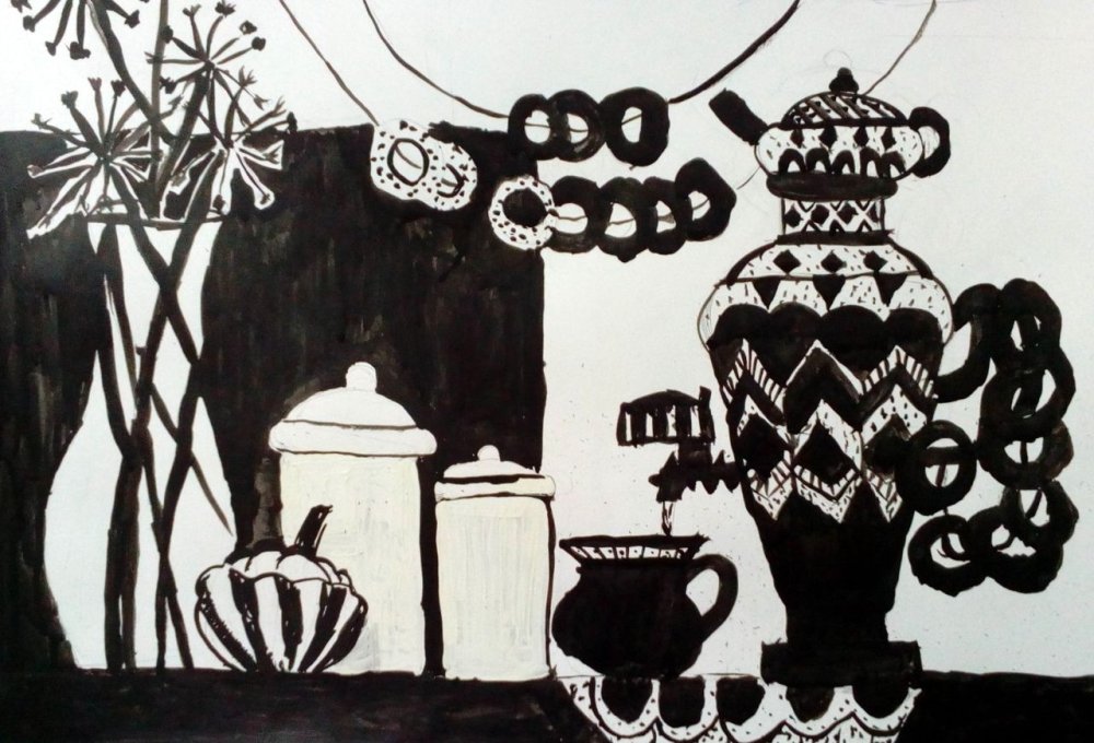 Кофе черный в кружке