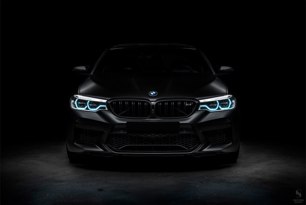 BMW f10 в темноте