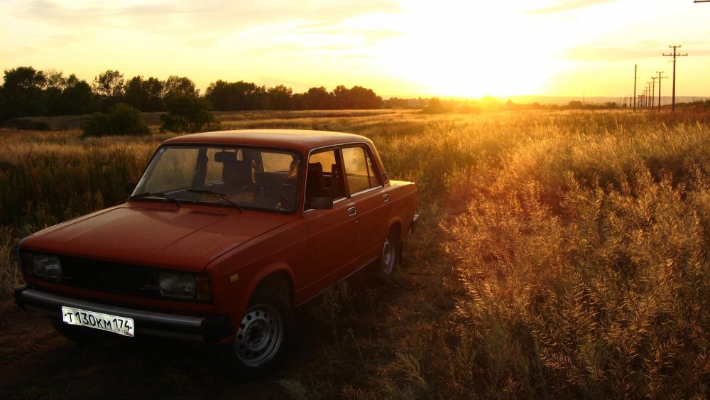 ВАЗ 2107 В деревне