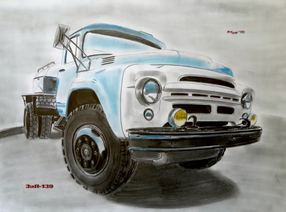 ЗИЛ 130 дрифт