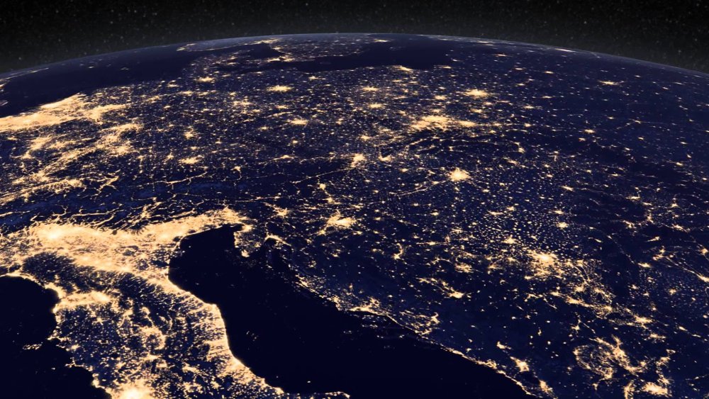 Земля ночью