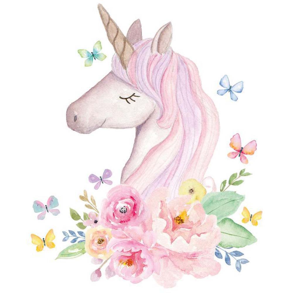 Единорог в цветах