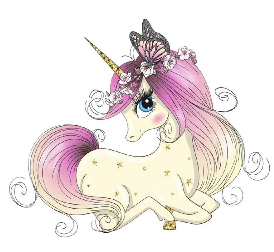 Девочка с единорожкой