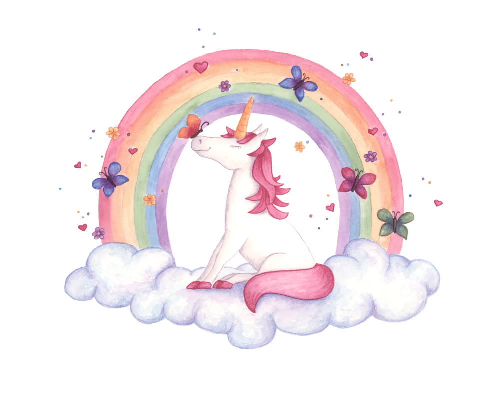 Акварельных Единороги