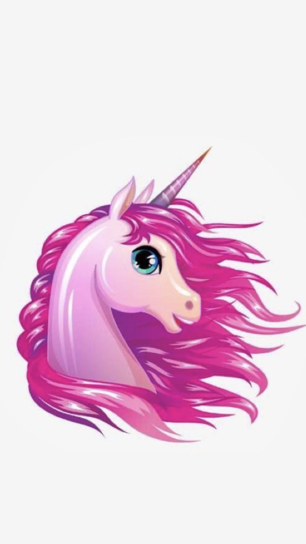 Красивая голова единорога