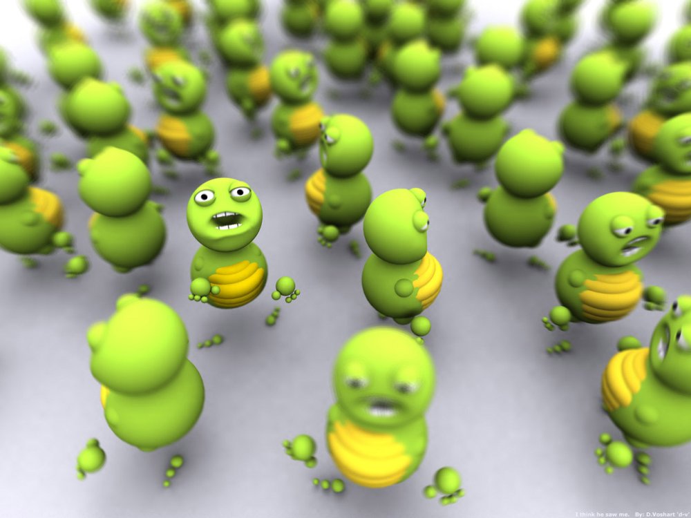 Зеленый инопланетянин для детей