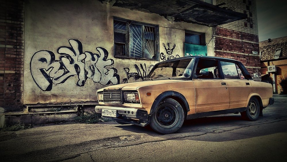 ВАЗ 2107 япошка Боевая классика