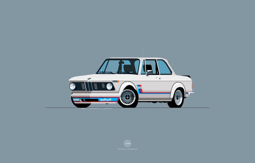 BMW 2002 Turbo чертеж