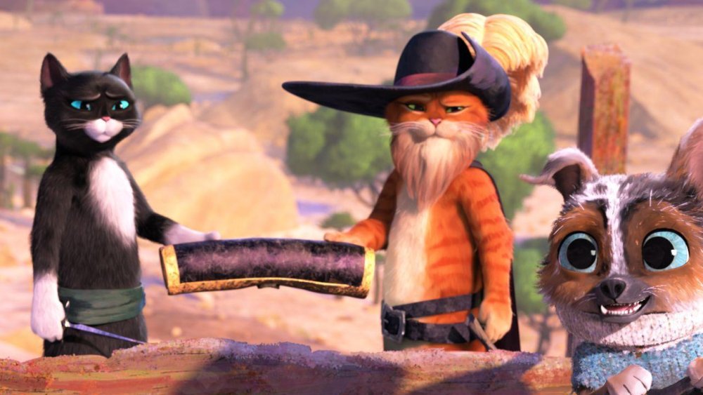 Кот в сапогах и киса мягколапка