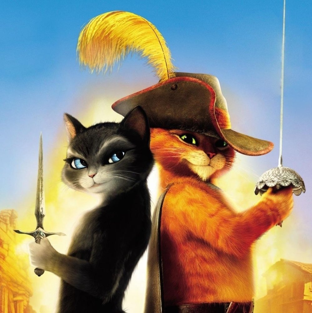 Кот в сапогах мультфильм мягколапка