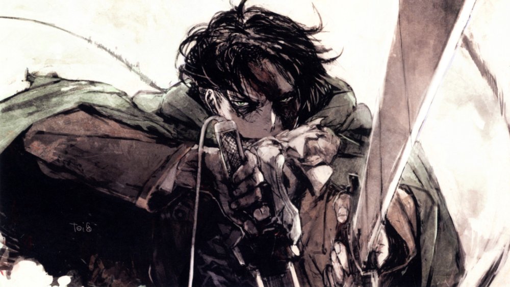 Атака титанов Леви Аккерман