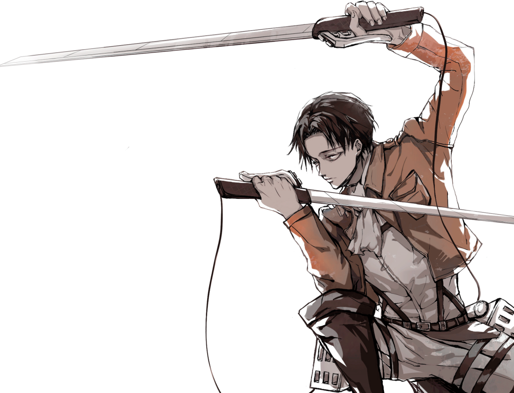 Эрен Леви и Микаса