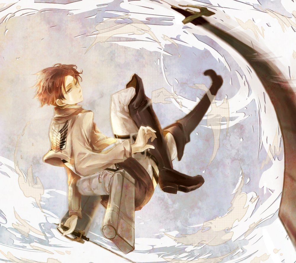 Леви Аккерман коллаж